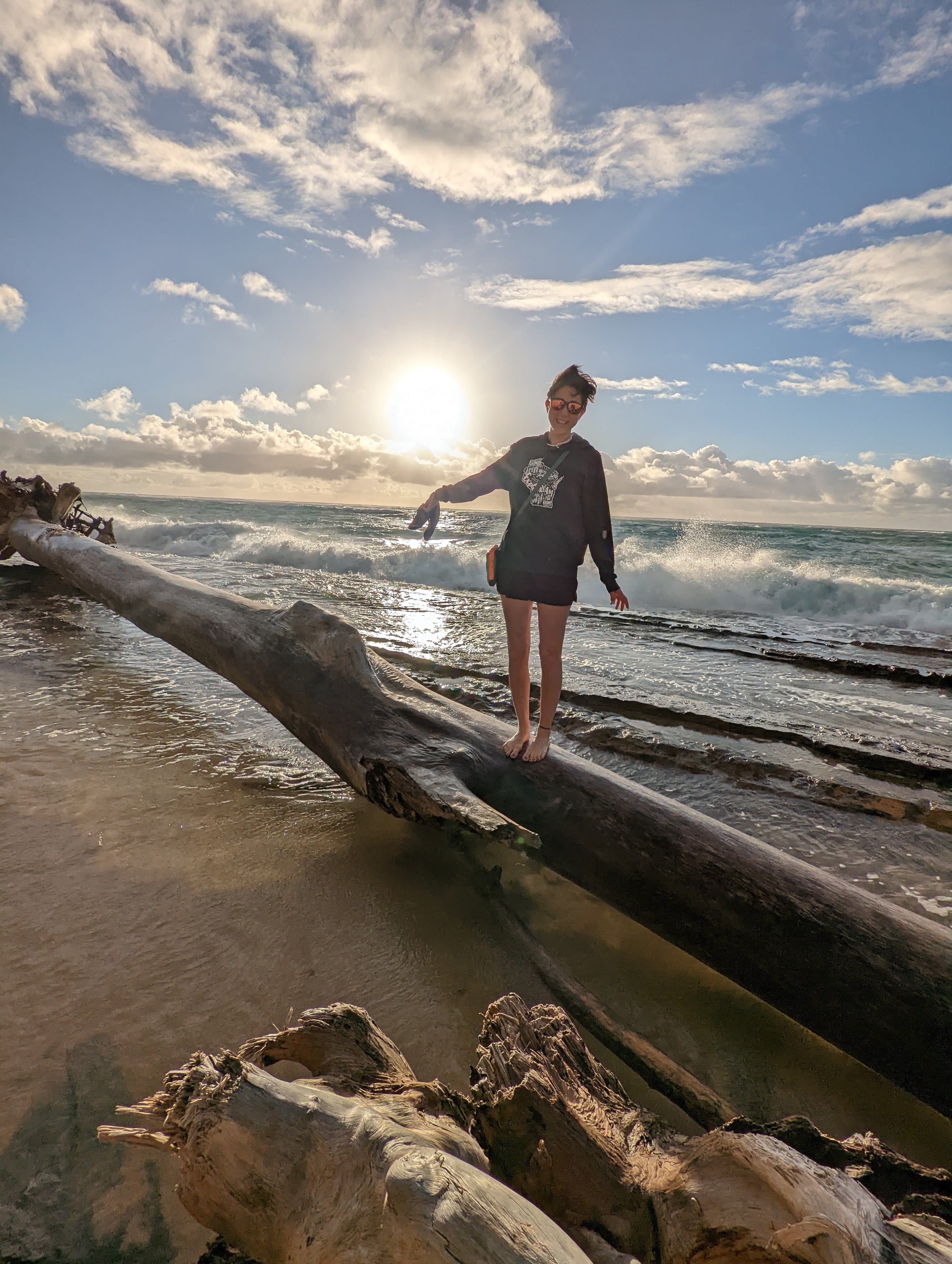 Emily enjoying the outdoors