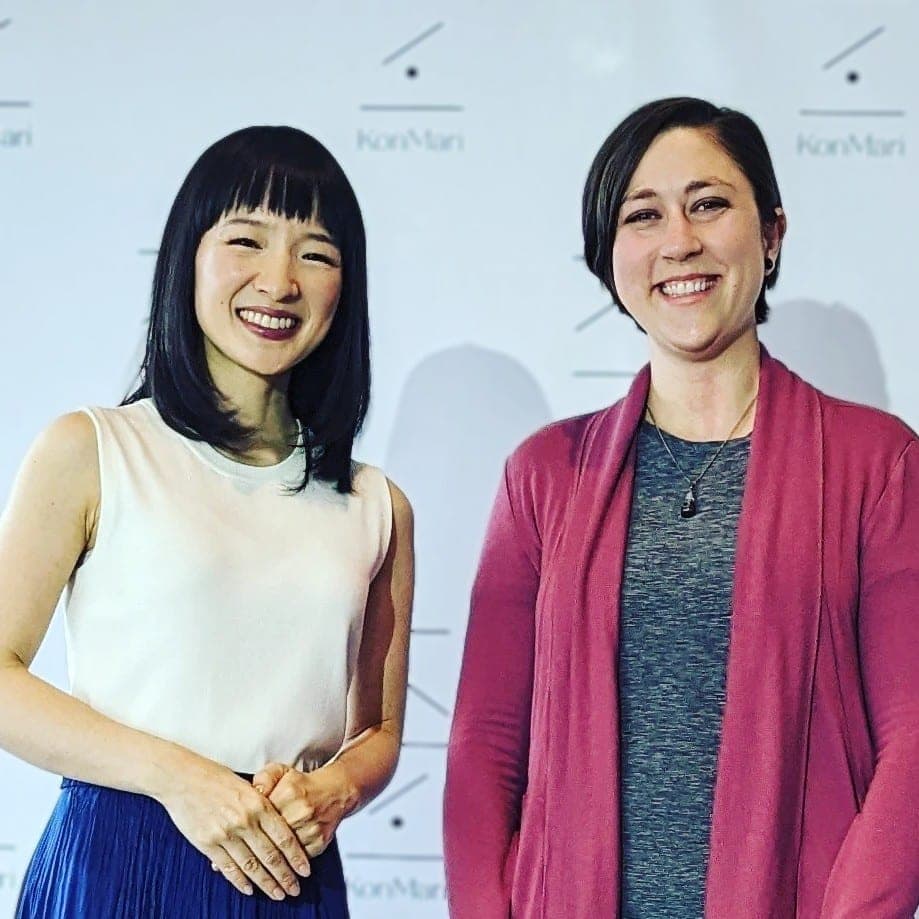 Emily with Marie Kondo